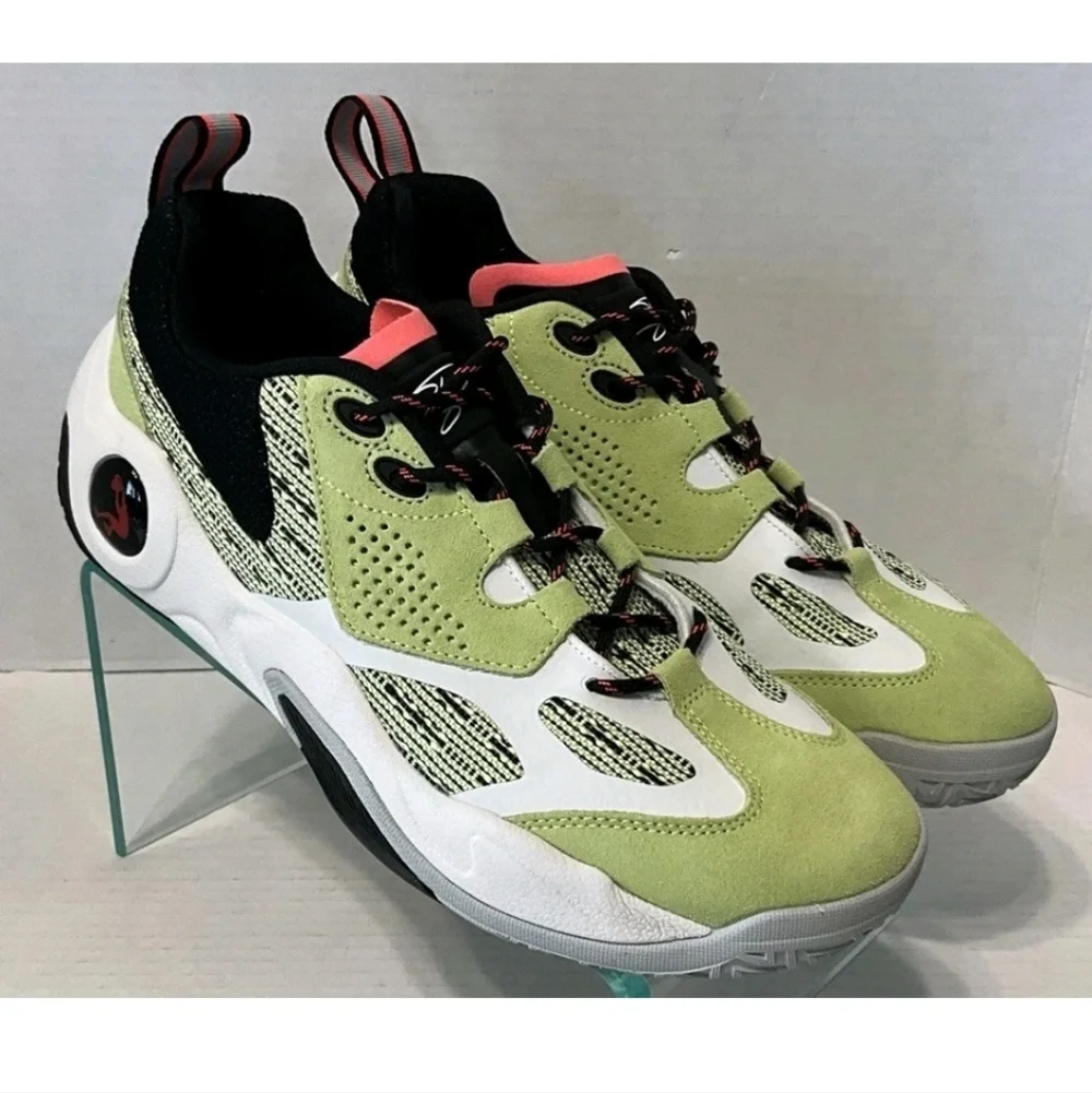 Shaq Raq Low Light Green Black Basketball Shoes AQ95009MK Men’s Size 11